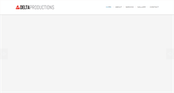 Desktop Screenshot of deltaproductionsuae.com