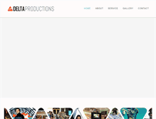 Tablet Screenshot of deltaproductionsuae.com